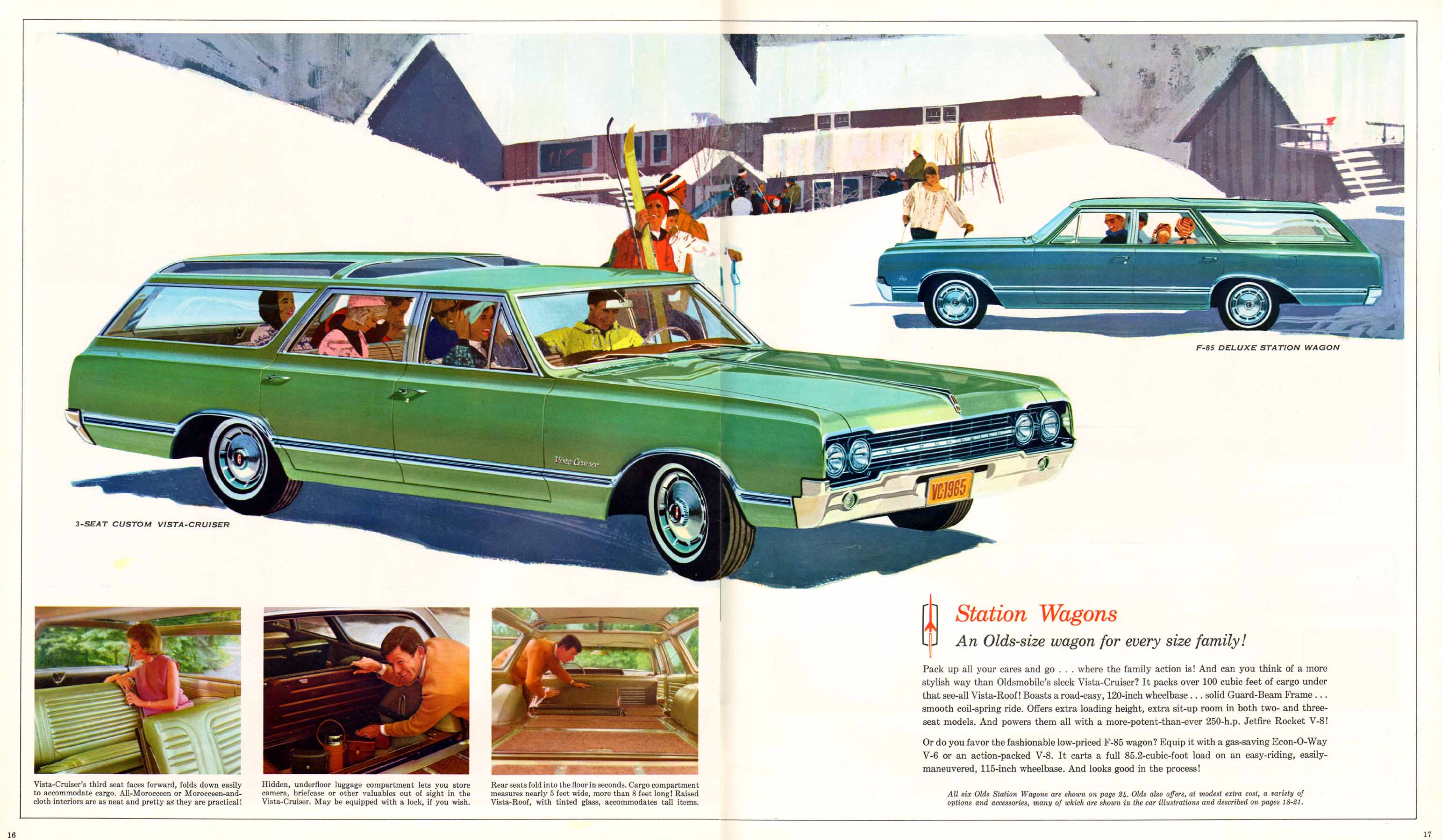 1965 Oldsmobile Motor Cars Prestige Brochure Page 9